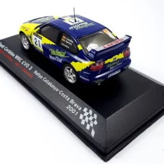 Seat Cordoba WRC EVO 3 Rally Catalunya 2001 - S. Canellas - A. Sanchis : Voiture miniature 1/43-2