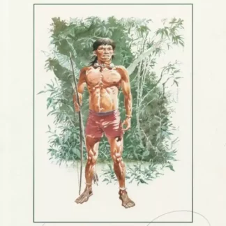 SOS Indien d'Amazonie affiche signée Hermann