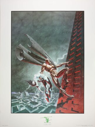 Caza, Affiche offset, La cité des robots