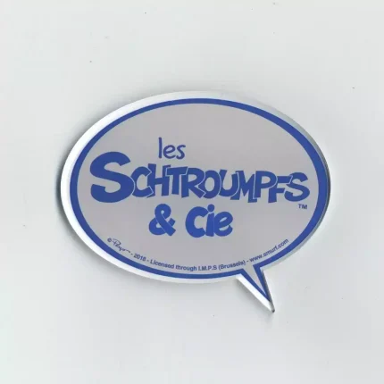 Sous-verre Schtroumpfs & Cie Coté-à-Cas Éditions
