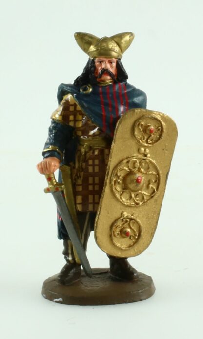 Cassivellaunus chef de guerre celte : Rome et ses ennemis : Figurine en métal 1/30