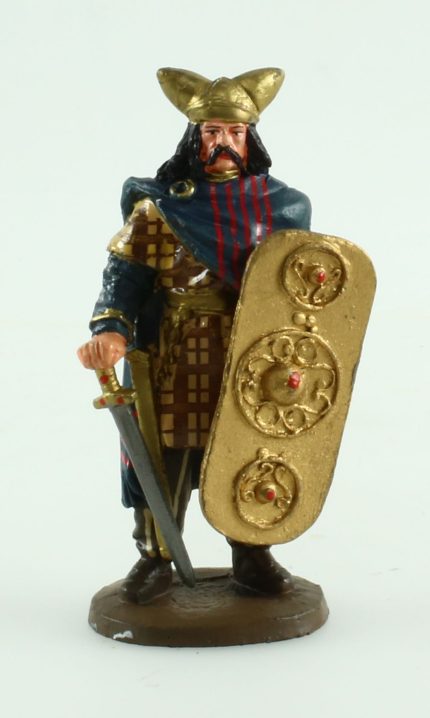 Cassivellaunus chef de guerre celte : Rome et ses ennemis : Figurine en métal 1/30