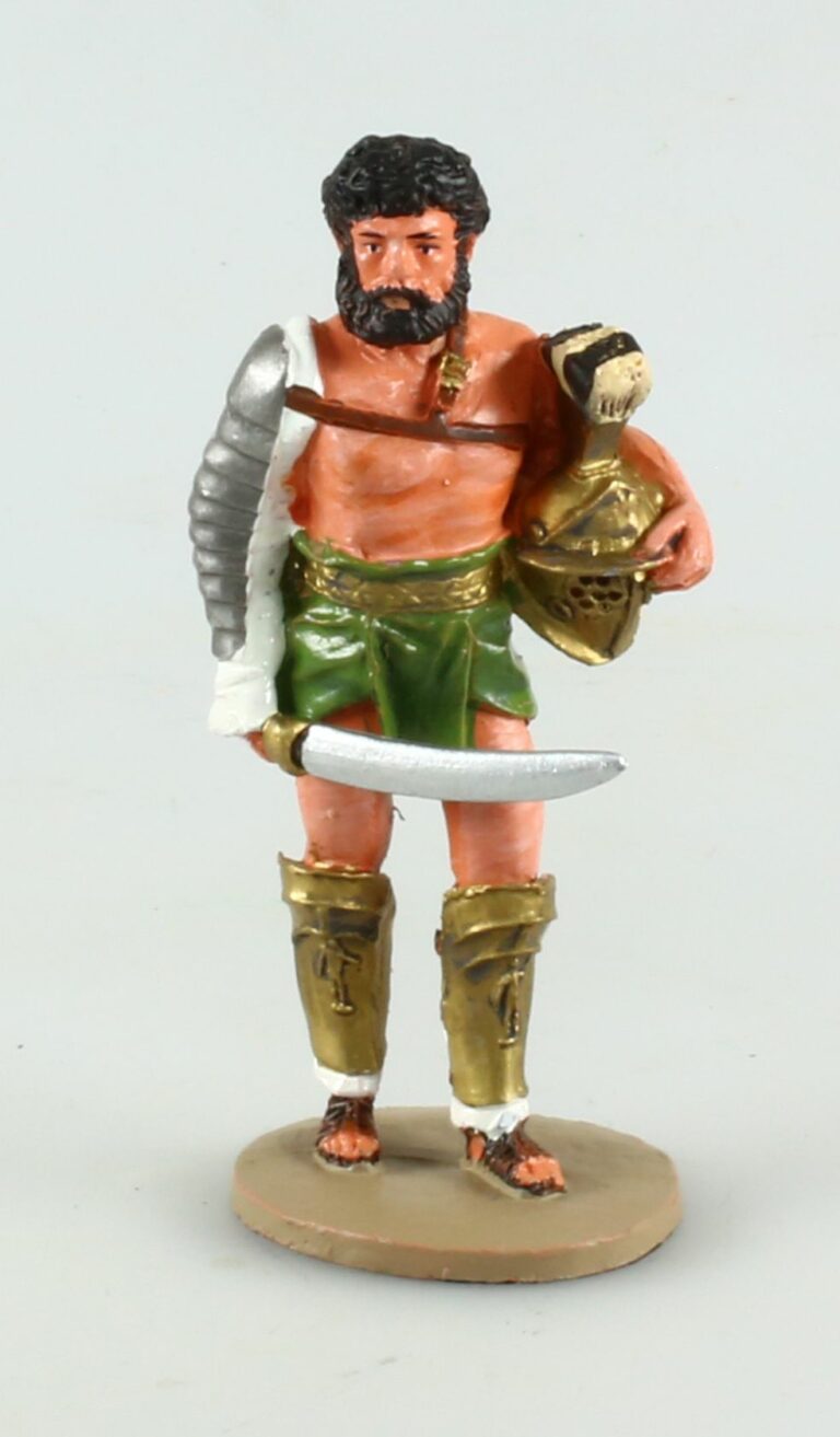 Gladiateur Thrace 30 ap. J-C Rome et ses ennemis : Figurine en métal 1/30