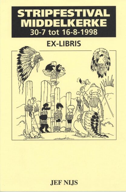 Jef Nijs, Gil et Jo, Ex-Libris, Gil et Jo chez les Indiens