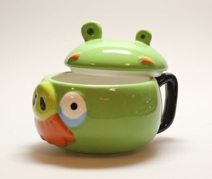 Angry-birds, Mug avec couvercle, vert