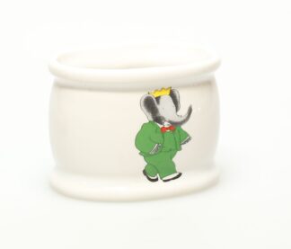 De Brunhoff, Babar, Art de la table, Rond de serviette en céramique