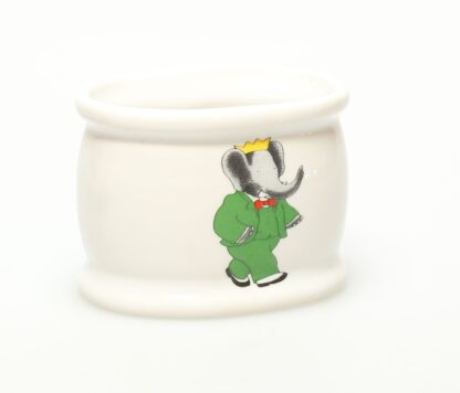De Brunhoff, Babar, Art de la table, Rond de serviette en céramique