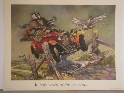 Affiche The Wind in the Willows offset Arthur Suydam 2005