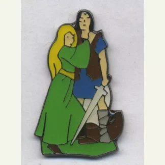 Pin's Thorgal et Aaricia Rosinski