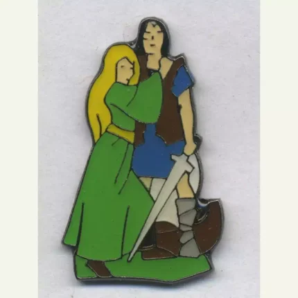 Pin's Thorgal et Aaricia Rosinski