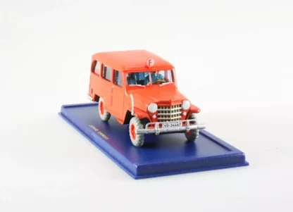 Jeep Willys Overland Station Wagon pompiers Tintin Atlas 1/43
