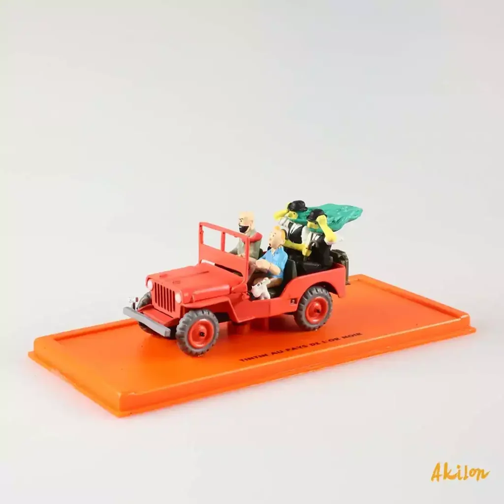Tintin Jeep Willys MB 1943 Au pays de l’Or noir 1/43