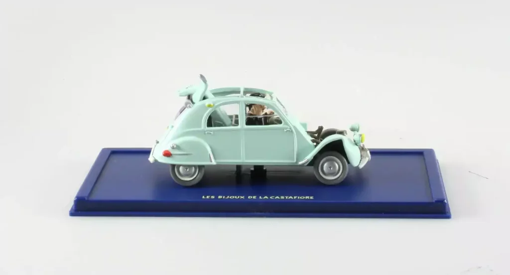 Citroën 2CV emboutie Tintin Castafiore Atlas 1/43