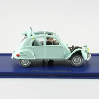 Citroën 2CV emboutie Tintin Castafiore Atlas 1/43