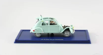 Citroën 2CV emboutie Tintin Castafiore Atlas 1/43