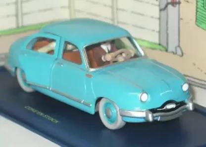 Taxi Panhard Dyna Z Tintin Coke en stock Atlas 1/43