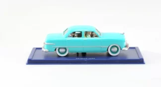 Ford Custom turquoise 1949 Tintin Objectif Lune Atlas 1/43