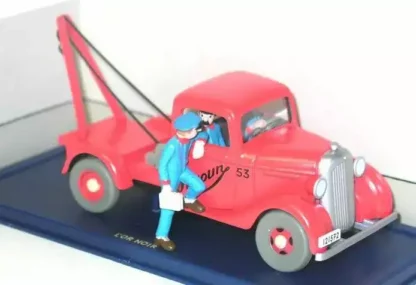 Dépanneuse Simoun Chevrolet pick-up Tintin Or noir Atlas 1/43