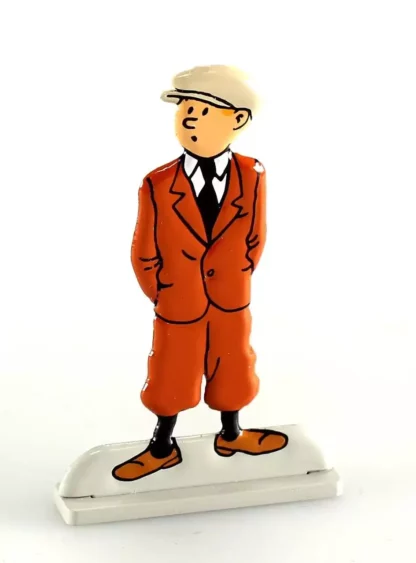 Figurine Tintin métal relief L’Oreille cassée
