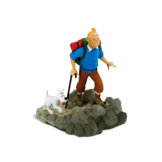 Tintin : Statuette résine : Tintin randonneur Objectif Lune (47000)