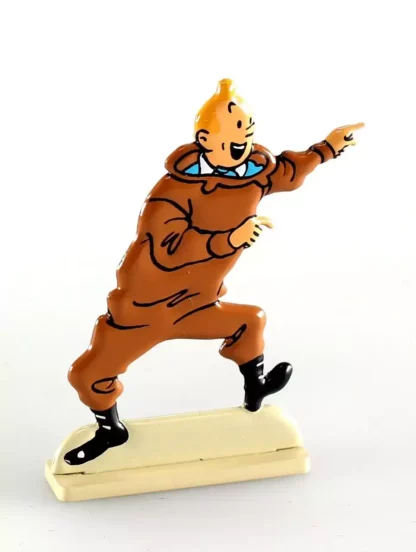 Figurine Tintin métal relief Rackham le Rouge
