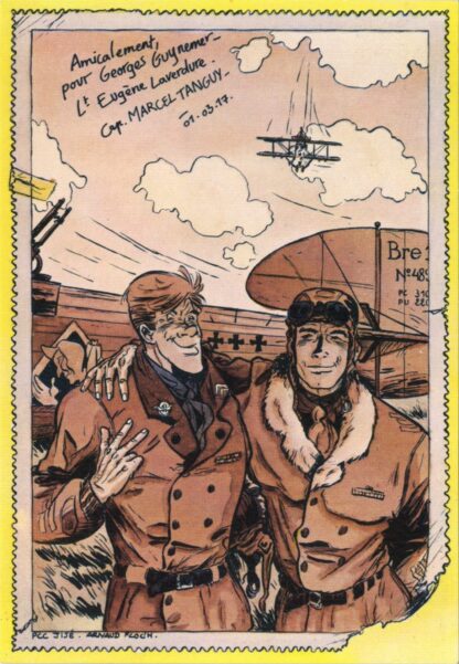 Floc'h, Les Grands Ancêtres, Carte postale, Hommage à Jijé
