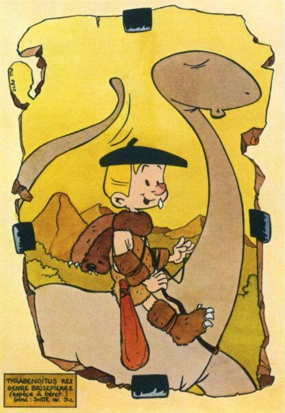 Floc'h, Les Grands Ancêtres, Carte postale, Hommage à Peyo