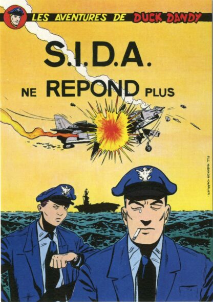 Buck Danny, Floc'h, Carte postale, Hommage à Hubinon et Charlier, Les introuvables n° 1