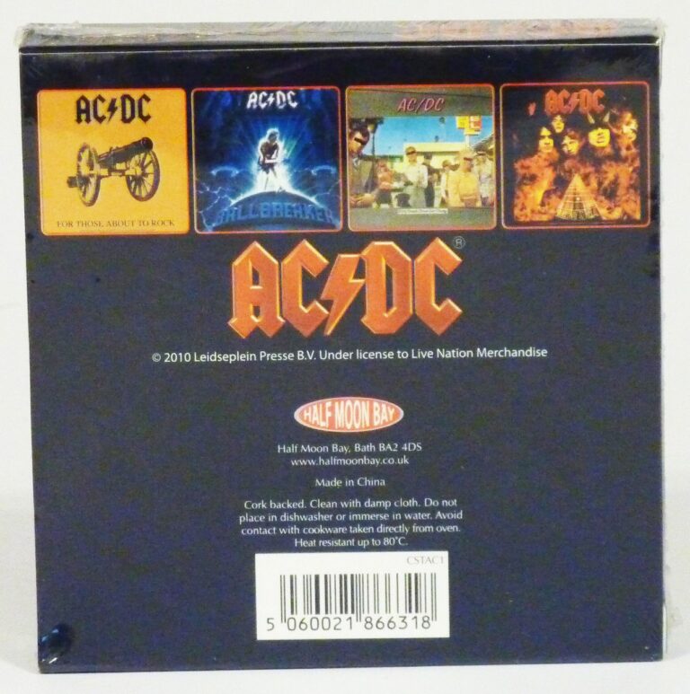 AC/DC Set de sous-verres