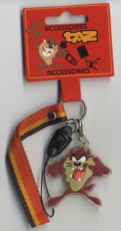 Pendentif PVC pour portable, Taz