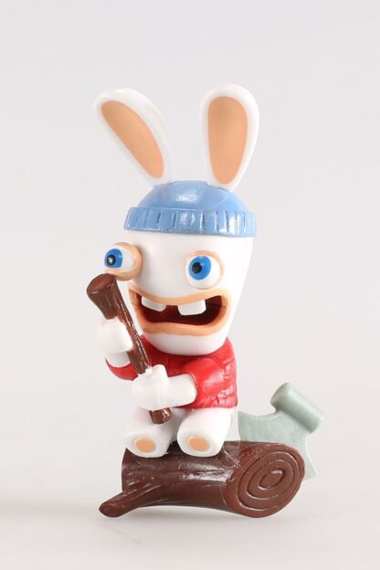 Lapin Crétin, Figurine en plastique, Autour du Monde, Canada (bucheron)