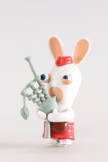 Lapin Crétin, Figurine en plastique, Autour du Monde, Ecosse (cornemuse)