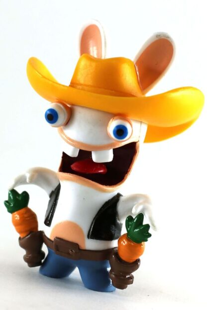 Lapin Crétin, Figurine en plastique, Autour du Monde, Amérique (cowboy fusil carotte)