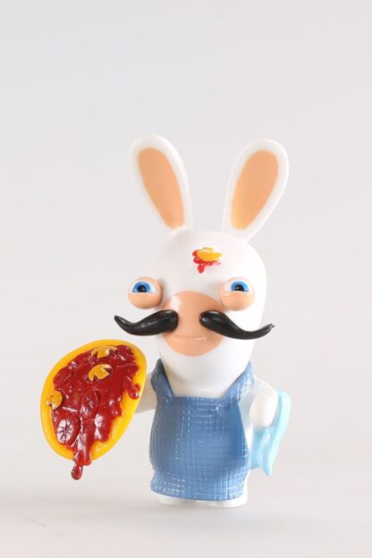 Lapin Crétin, Figurine en plastique, Autour du Monde, Italie (pizzaiolo)
