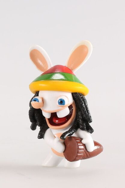 Lapin Crétin, Figurine en plastique, Autour du Monde, Jamaïque (Reggae Man)
