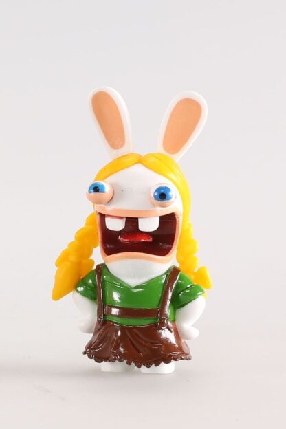 Lapin Crétin, Figurine en plastique, Autour du Monde, Allemagne (tresses blondes)