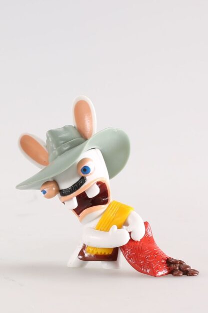 Lapin Crétin, Figurine en plastique, Autour du Monde, Colombie (sac grains café)