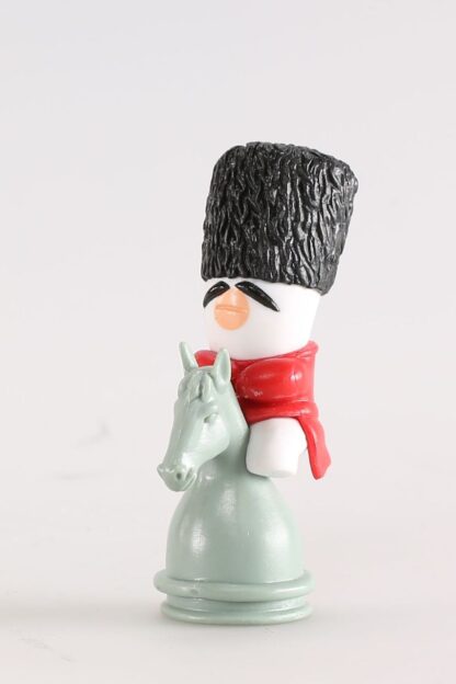 Lapin Crétin, Figurine en plastique, Autour du Monde, Russie (soldat à cheval)