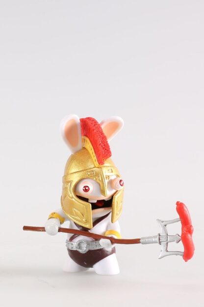 Lapin Crétin, Figurine en plastique, Soldat troyen (fourche saucisse)