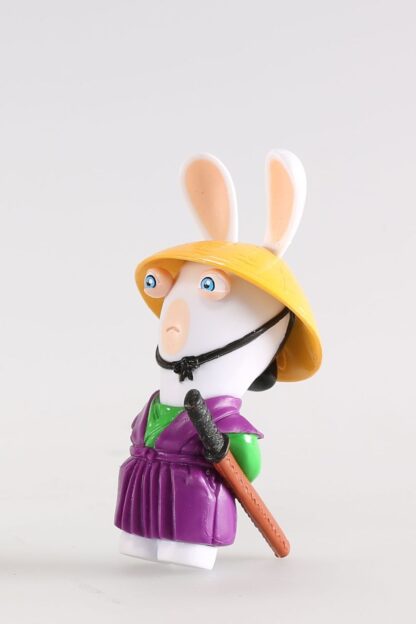 Lapin Crétin, Figurine en plastique, Samourai avec Katana (sabre)
