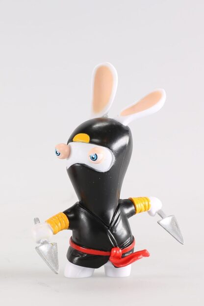 Lapin Crétin, Figurine en plastique, Ninja (couteaux)