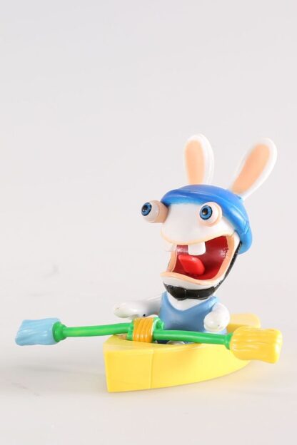 Lapin Crétin, Figurine en plastique, Kayakeur