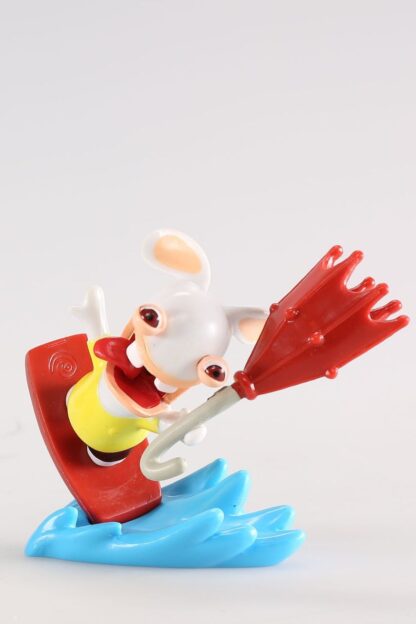 Lapin Crétin, Figurine en plastique, Skitesurfer (Parapluie)