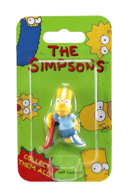 Les Simpsons, Figurine en plastique sous blister, Bart et son skate