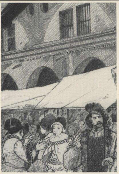 Renard, Vasseur, Galilée, Carte postale, Marché