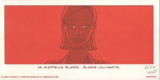 Vadot, Norbert l'Imaginaire, Ex-libris sérigraphié signé, Elodie Lillywhite