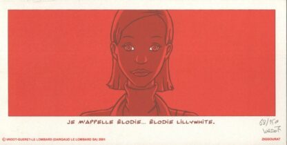 Vadot, Norbert l'Imaginaire, Ex-libris sérigraphié signé, Elodie Lillywhite