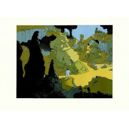 Marchand, Moebius, Sérigraphie, Little Nemo dans la montagne