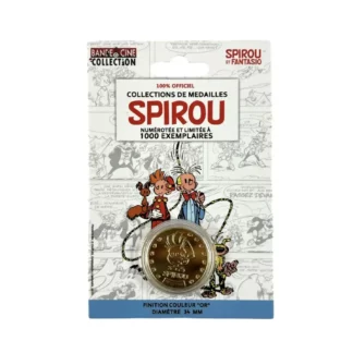 Assortiment de 5 Médailles BD : Spirou et Fantasio (2) Lucky Luke Alix Largo Winch