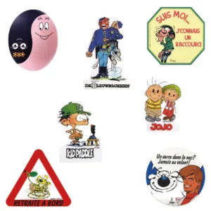 Autocollants humoristiques et de Bande Dessinée